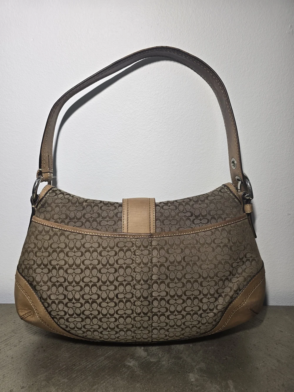 Coach brown signature